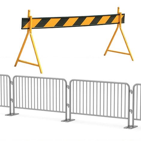 Traffic Management Hire - Crowd Control Barriers - Equipment Rental Near Me